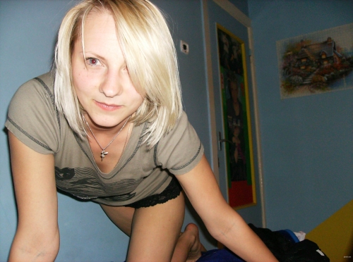 Blonde Babe Deepthroats Big Dick - Explicit Oral Sex Photo