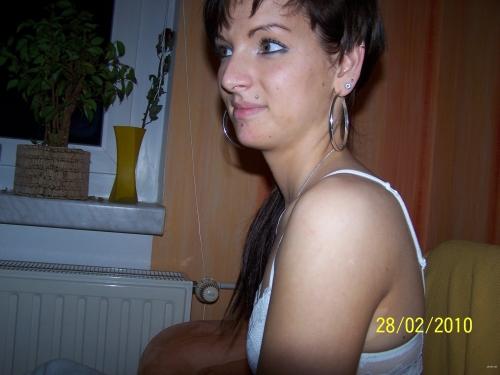 Sexy Brunette Shows Off Her Body - Hot Russian Babe Teasing in Lingerie