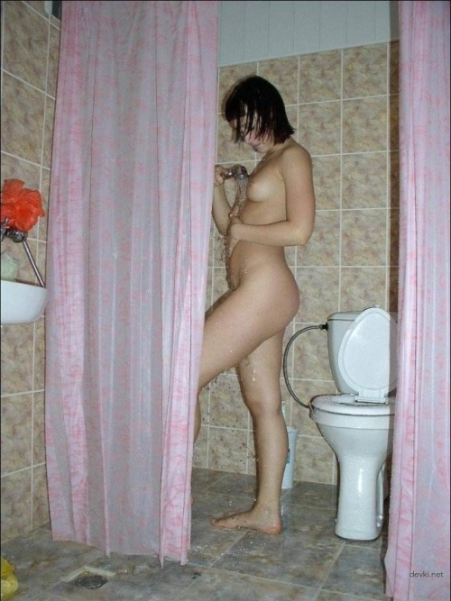 Brunette Babe Getting Wet and Wild in the Shower - Explicit Shower Scene!