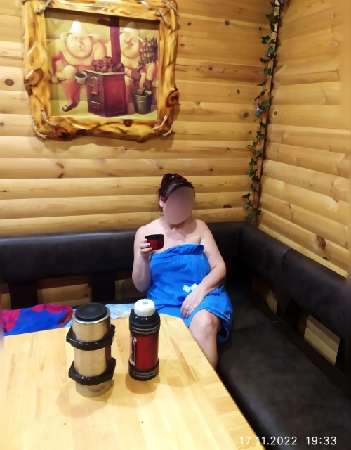 Hot Wife in Sauna: Steamy and Sensual Spa Session