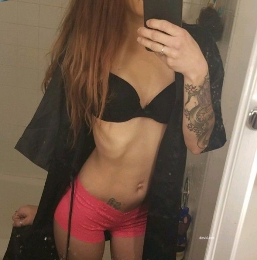 Naked Girl in Bathroom - Explicit Nude Photo