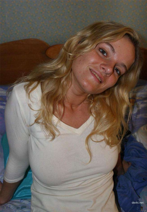 Curly Blonde Strips Down - Explicit Adult Content - Hot and Sexy Model