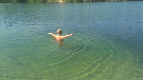 Naked Outdoors: Explicit Nude Woman in Nature - Sensual and Provocative