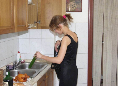 Completely Naked After Dinner: Explicit Strip Down Scene