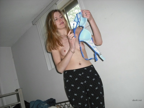Sister Strips Down in Her Room: Explicit Bedroom Dressing Up Session