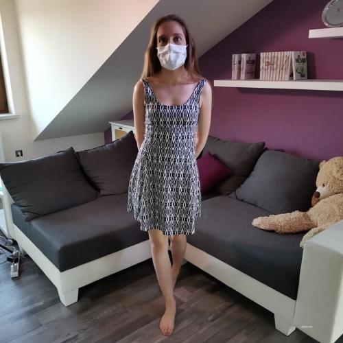 Nude during Pandemic: Explicit Quarantine Photo Shoot