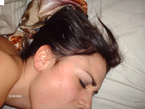 Brunette Slut Takes Cumshot on Face in Hardcore Facial Scene
