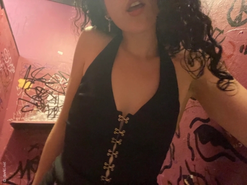 Drunk girl in bar flashes pussy and tits - explicit public nudity and flashing!