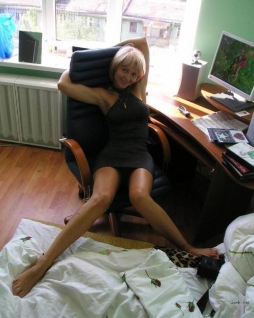Blonde Strips in Various Places: Explicit and Provocative Photos