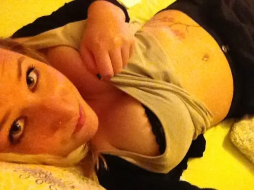 Blonde Babe Gives Blowjob to Lucky Guy - Explicit Oral Sex Scene