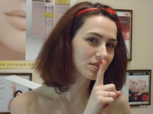Gynecologist's Assistant Strips in His Office - Explicit Examination