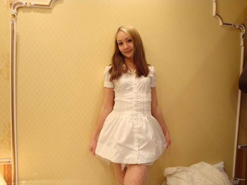 Seductive Doll Costume: Sexy Poses by Hot Babe - Explicit Photos