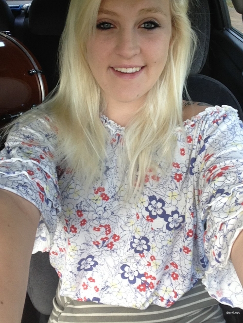 Blonde Woman Takes Explicit Selfies - Sexy Self-Portrait Photoshoot