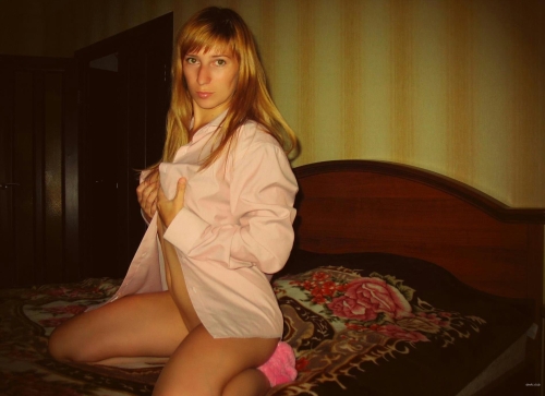 Revealing Slim Body: Seductive Nude Woman Posing - Explicit Erotic Photography