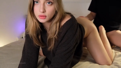 Beautiful girl gets covered in cum from big cock tonight