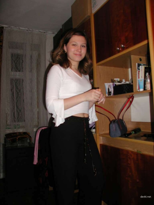 Hot Young Wife Photo: Explicitly Seductive Russian Bride in Lingerie