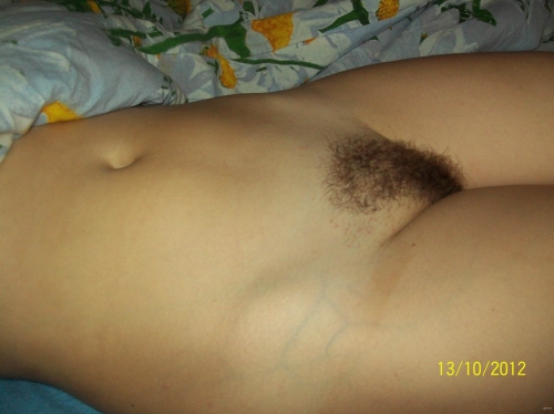 Amateur Porn Photos of My Girlfriend's Hairy Pussy