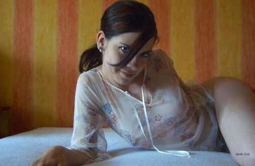 Seductive Nude Selfie: Playfully Showing Off Naked Body