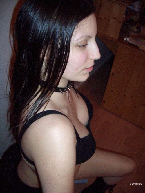 Hot Brunette Sucks Cock - Explicit Blowjob Photo
