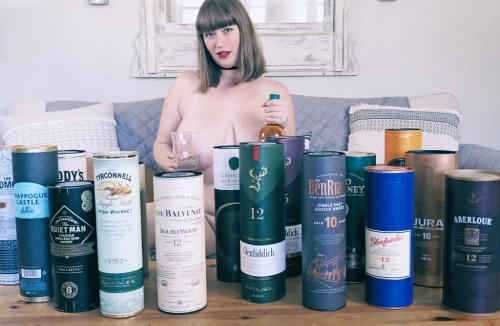 Big-Titted Alcohol Connoisseur: Busty Babe Knows Her Booze