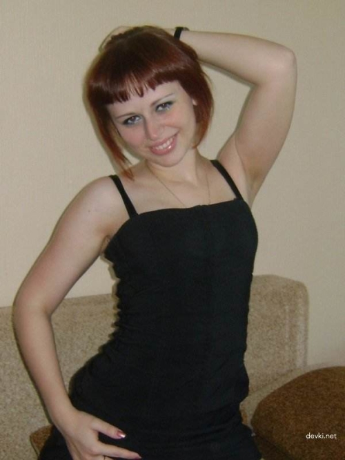 Amateur Redhead Girl in Stockings - Explicit Amateur Photo of Sexy Redhead in Lingerie