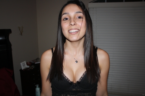 Explicit Intimate Photo of Young Woman: Sensual and Provocative Shot