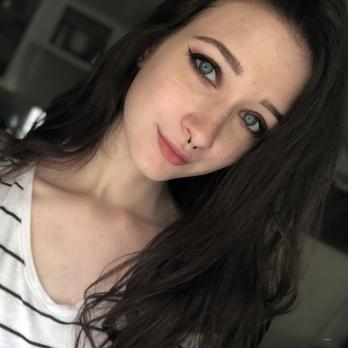 Sensual Brunette's Tender Pussy - Explicit Close-Up Photo