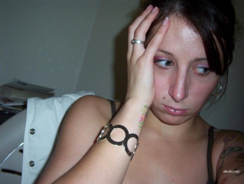Emo Girl Deepthroats Cock in Explicit Blowjob Scene