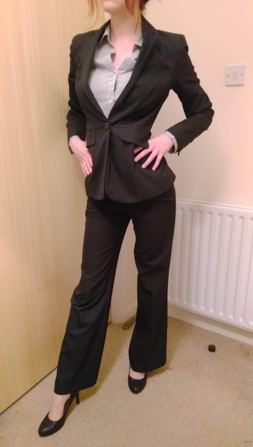 Redhead Strips in Office - Explicit Office Striptease
