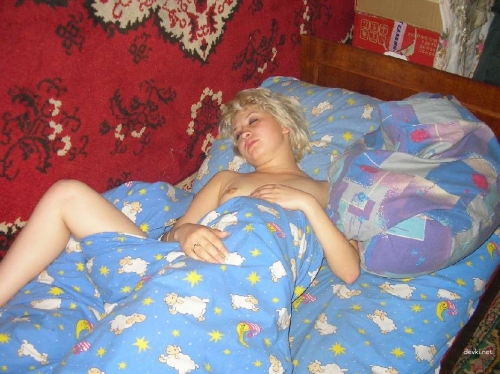 Private Photo of Sleeping Girlfriend Exposed - Sultry and Sensual Shot