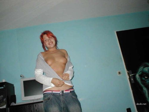 Fiery Redhead Slut Deepthroats Cock