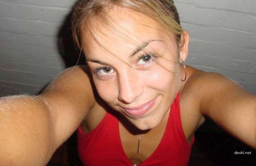 Explicit Selfie: Girlfriend Captures Herself in Provocative Pose