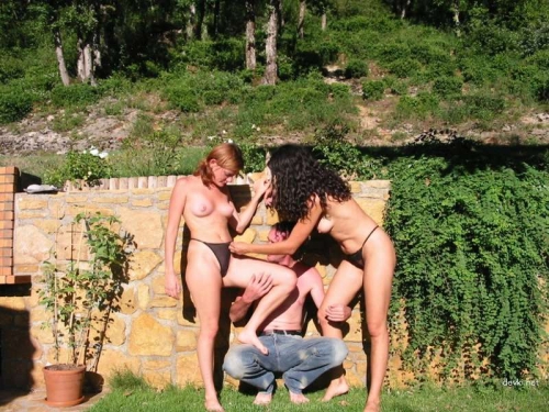 Double Slut Action: Two Babes Share One Lucky Guy