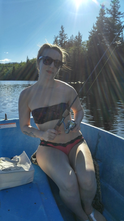 Hubby Takes Wife Fishing and Snaps Nude Pics - Explicit Amateur Outdoor Porn