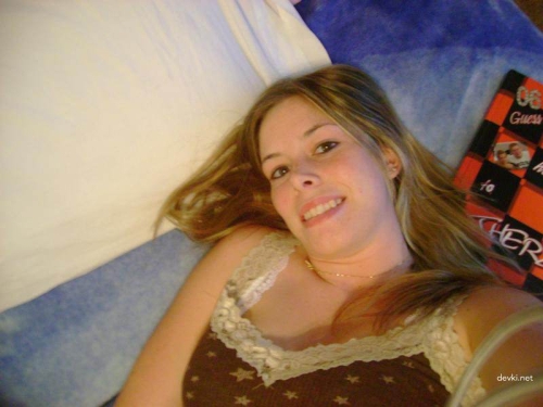 Sexy Blonde Masturbates with Dildo