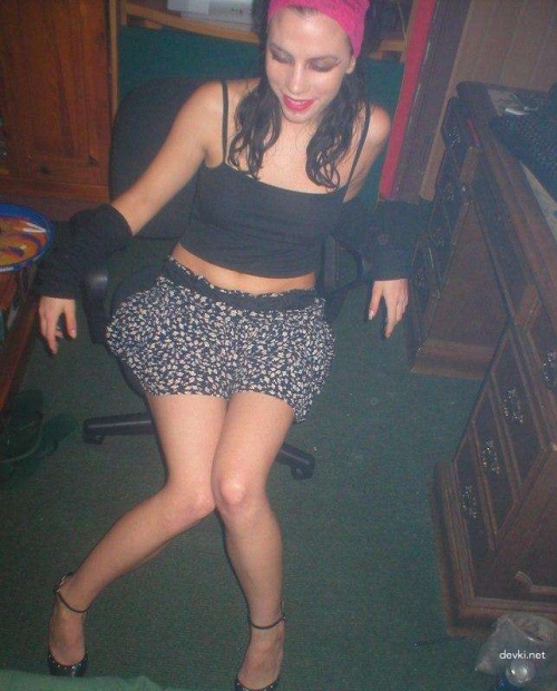 Sexy Emo Girl Poses Erotically - Sultry and Seductive Gothic Beauty