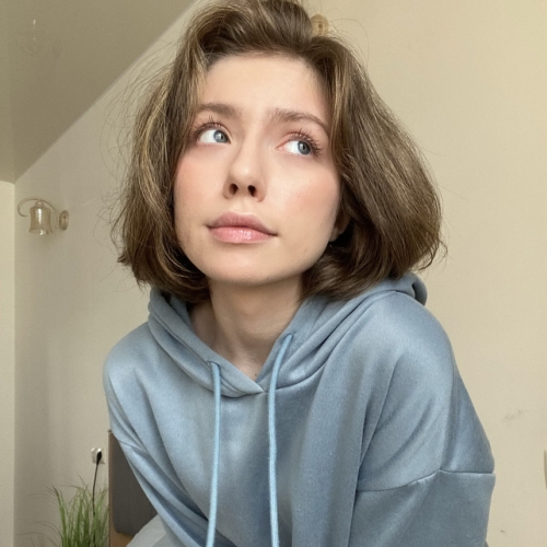 Sexy Slim Girl Poses Erotically in Revealing Display