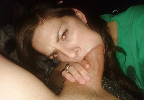 Took it in her mouth and then rode cock - Hardcore Blowjob and Cowgirl Action