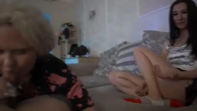 Sucked and Fucked with Boyfriend While Bestie Watched - No Shame