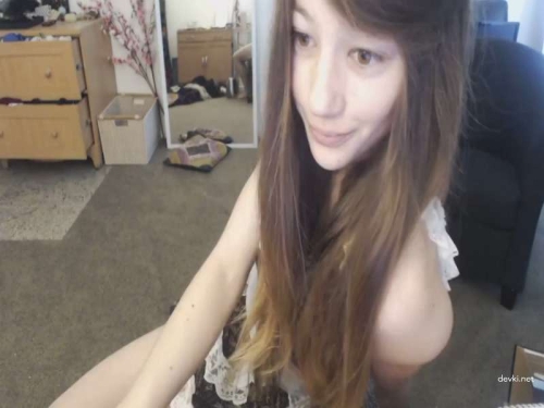 Skinny girl masturbates in various positions for intense pleasure