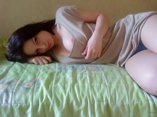 Private Brunette's Explicit Poses - Sensual Photoshoot in Various Positions
