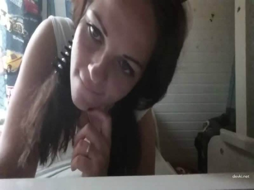 Girl inserts panties into pussy - Extreme solo masturbation
