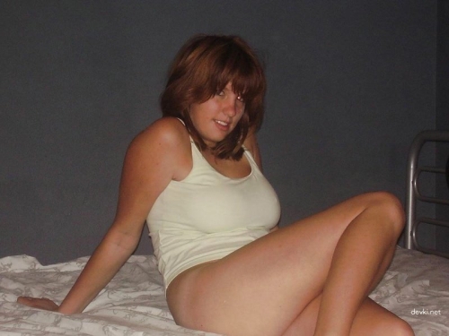 Chained my girl to the bed: Explicit BDSM photo