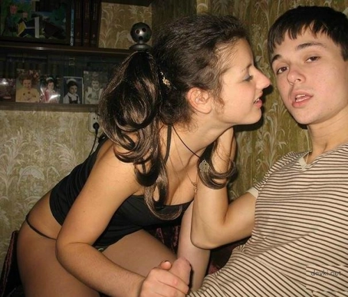 Teen girl fucks her boyfriend - Explicit young couple sex