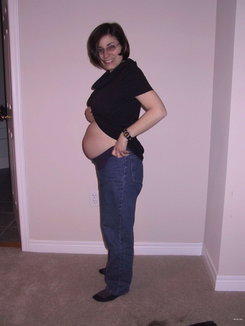 Pregnant Woman with Massive Boobs Gets Naughty