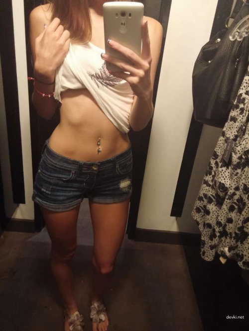 Young Woman Takes Erotic Selfies: Bold and Explicit Photos of a Seductive Girl