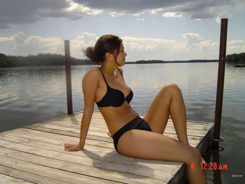 Intimate Home Photos of Sultry Mulatto Woman - Explicit Content