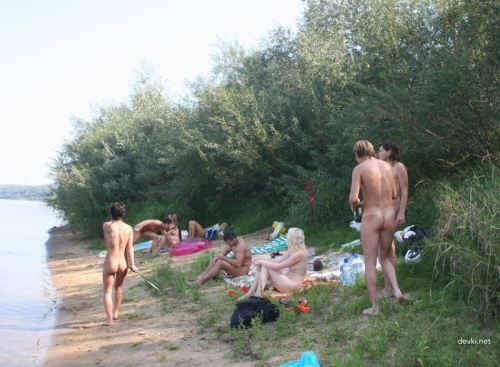 Nudists having explicit fun at the beach - XXX adult content