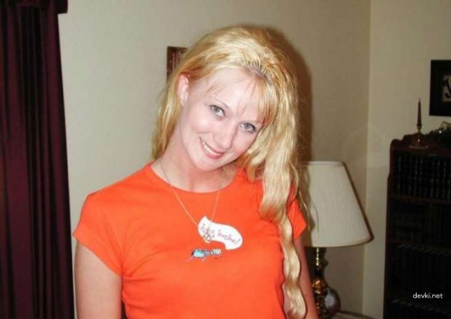 Explicit Woman with Dyed Pubic Hair: Bold and Provocative Photo