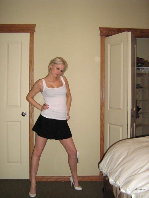 Hot Blonde Masturbates Solo - Explicit Self-Pleasure Photo